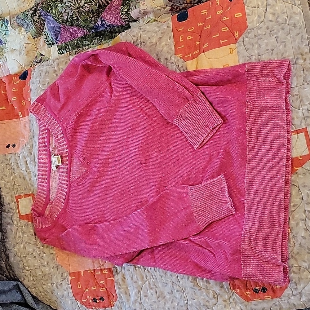 J crew light weight 3/4 sleeve sweater